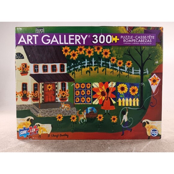 Autumn Quilt 300 Piece Jigsaw Puzzle Art Gallery by Sure Lox - Picture 1 of 3